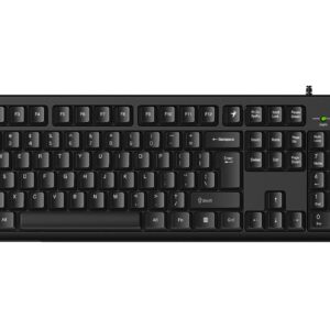 Tastatura Genius  KB-100 cu fir, negru