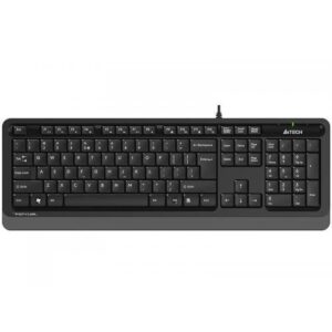 Tastatura A4Tech FK10 cu fir, negru/gri