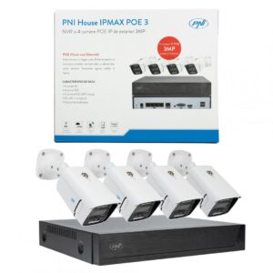PNI KIT NVR HOUSE IPMAX POE 3 + 4CAM