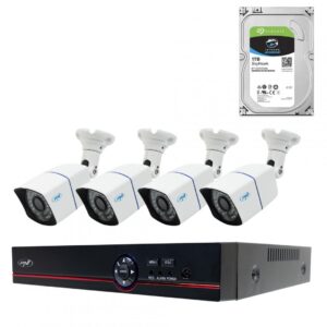 PNI KIT NVR HOUSE PTZ1500 1TB + 4CAM