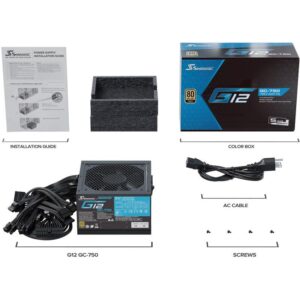 Sursa Seasonic G12 GC-750, 80+ Gold 750W - imagine 5