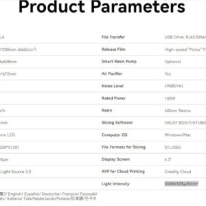 CREALITY HALOT-MAGE S RESIN 3D PRINTER - imagine 5