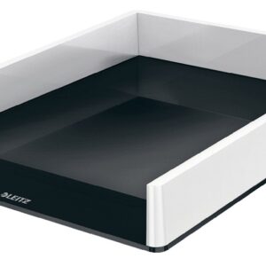 Tavita documente Leitz WOW, PS, A4, culori duale, alb-negru